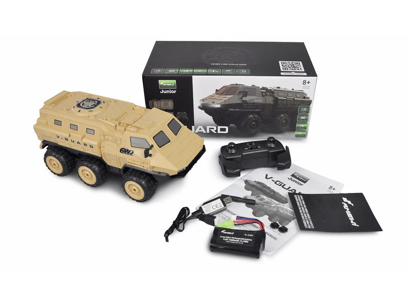 Amewi V-Guard Armored Vehicle 6WD 1:16 RTR Sand-Coloured