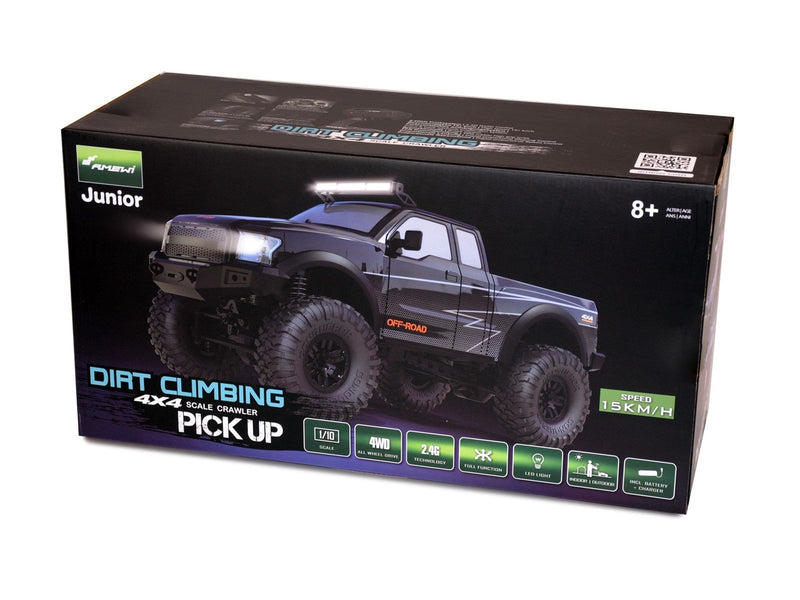 Amewi Dirt Climbing Pick-Up Crawler 4WD 1:10 RTR Black
