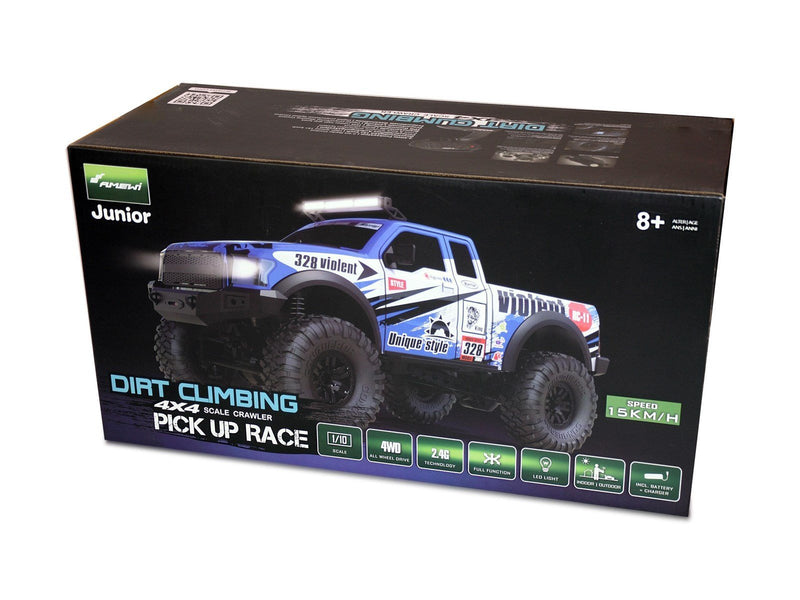 Amewi Dirt Climbing Pick-Up Race Crawler 4WD 1:10 RTR Blue