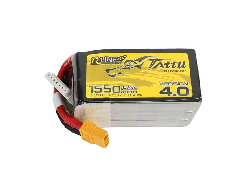 Gens ace &Tattu R-Line 4.0 1550mAh 22.2V 130C 6S1P XT60