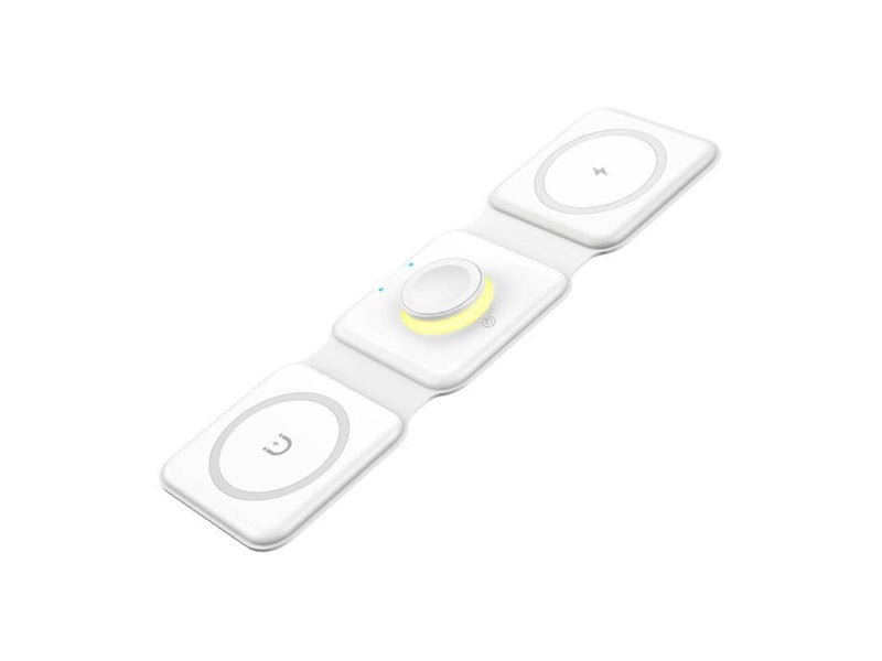 Essager Magnetic wireless charger EWXCX3-NMC02 3w1 15W (white)