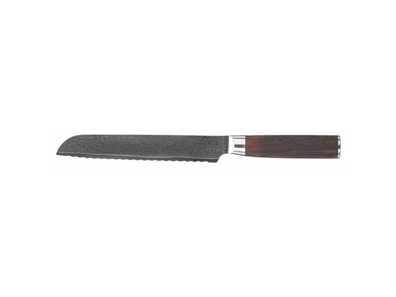 Sobczyk Damascus bread knife - 20 cm blade