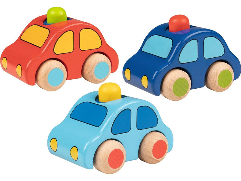 Goki Wooden Vehicle with Horn
