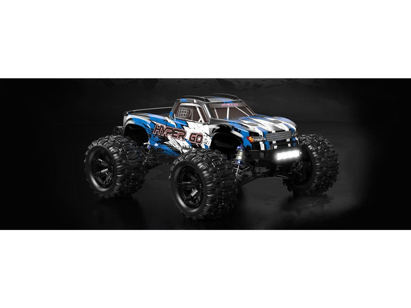 Amewi Hyper GO Monster Truck Brushed 4WD with GPS 1:16 RTR Blue
