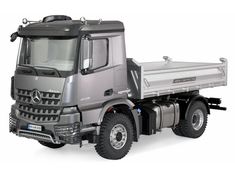 Amewi Mercedes-Benz Arocs Hydraulic Dumper Lorry Basic 4x2 1:14 RTR Grey