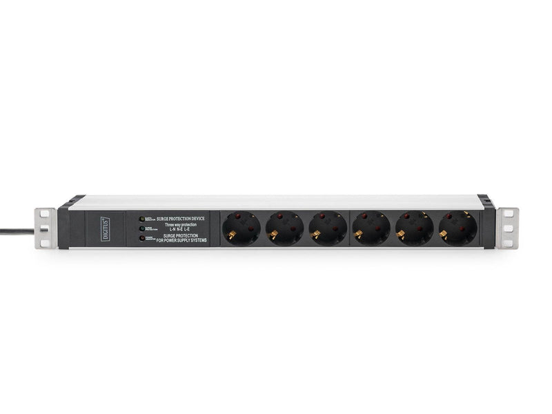 DIGITUS 6-Port - 1U - Aluminum PDU