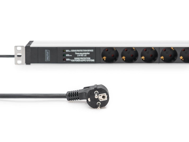 DIGITUS 6-Port - 1U - Aluminum PDU