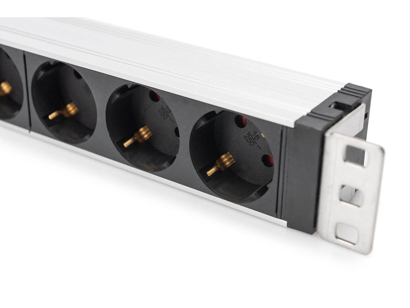 DIGITUS 6-Port - 1U - Aluminum PDU