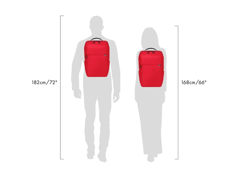 Dicota Commuter Rucksack für Laptop 16" | Rot