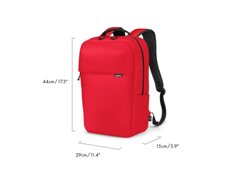 Dicota Commuter Rucksack für Laptop 16" | Rot