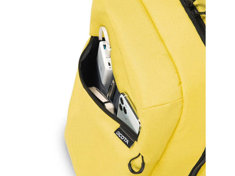 Dicota Commuter Rucksack für Laptop 16" | Gelb