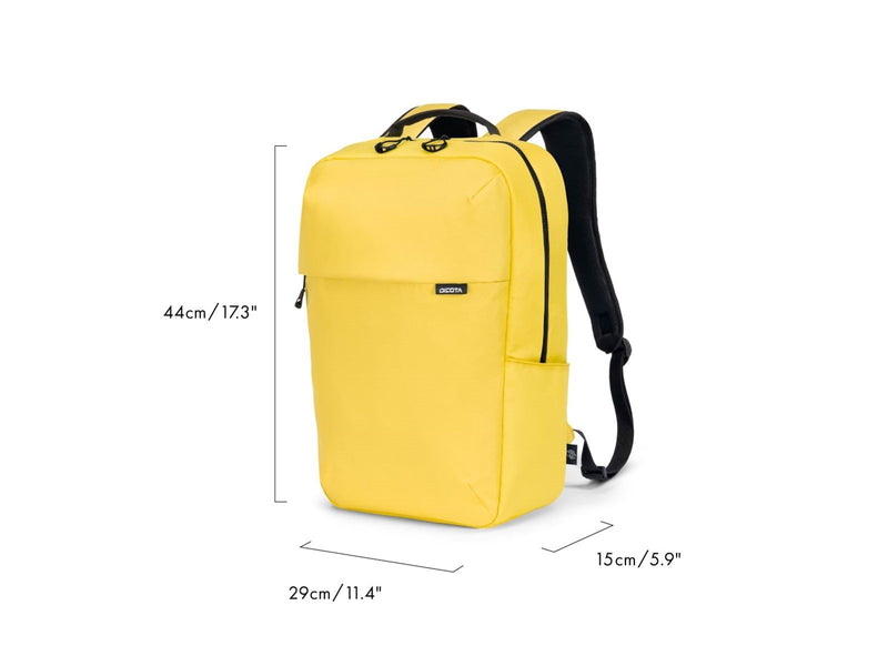 Dicota Commuter Rucksack für Laptop 16" | Gelb