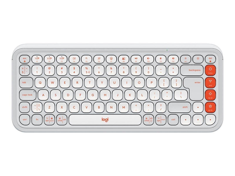 Logitech POP Icon Keys - Tastaturen - US-Englisch - Weiss
