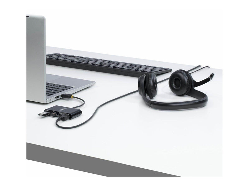 StarTech.com 4-Port USB 2.0 Hub USB Bus Powered Small Travel Mini USB Hub USB 2.0 Splitter Multi-Port Portable USB Hub 480Mbps O