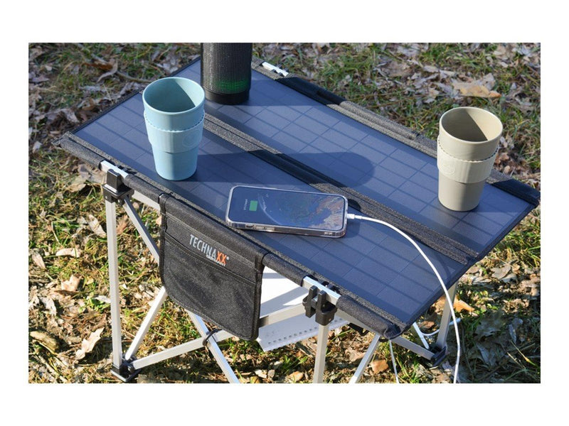 TECHNAXX TX-251 - solar power system - foldable camping table - 20 Watt