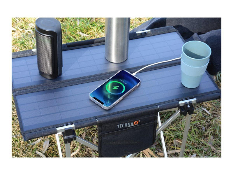 TECHNAXX TX-251 - solar power system - foldable camping table - 20 Watt