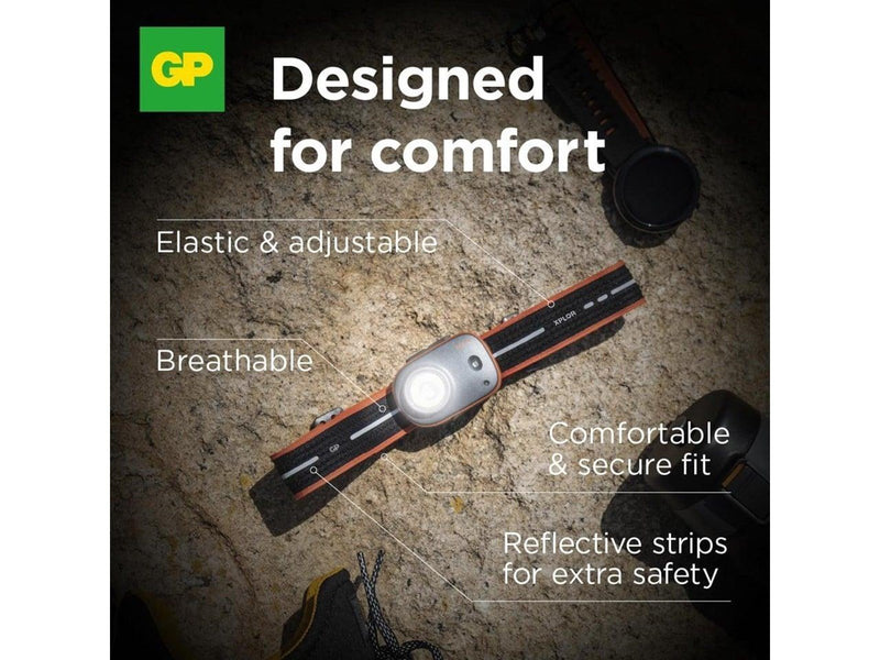GP Xplor Rechargeable Headlamp PHR16 300 lumens