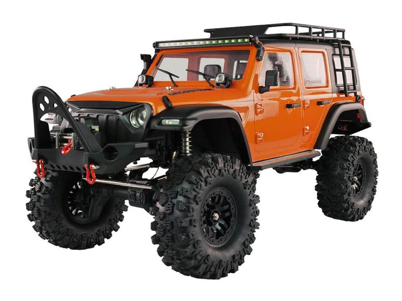 Amewi AMXRock Crosstrail Crawler 4WD 1:10 ARTR Orange-Metallic