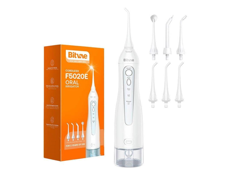 Bitvae Zahnseide Water flosser with nozzles set BV 5020E White