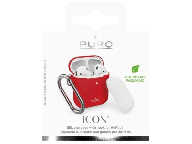 Puro APCASE1RED Silicon Case - AirPods 2016/19