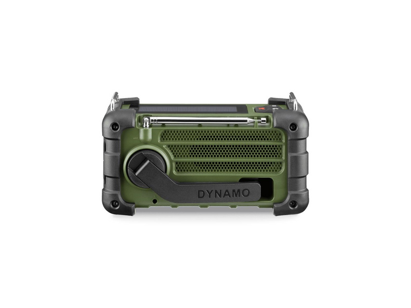 Sangean MMR-99 - AM/FM - Bluetooth - AUX - Hand Crank - Solar - Green - AM/FM - Grün