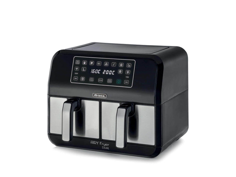 Ariete Air Fryer x 2 Drawer Metal - 8 L