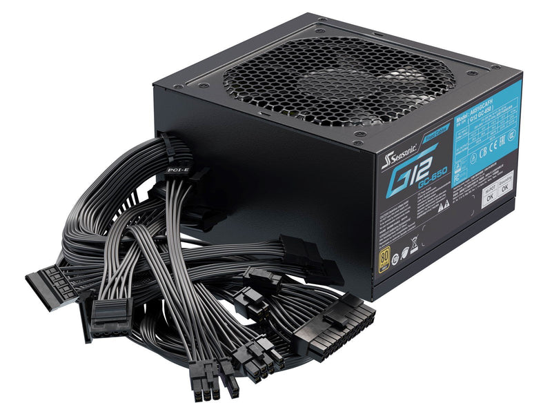 Seasonic G12 GC-650 (2024) Netzteile - 650 Watt - 120 mm - ATX 2.3 - 80 Plus Gold zertifiziert