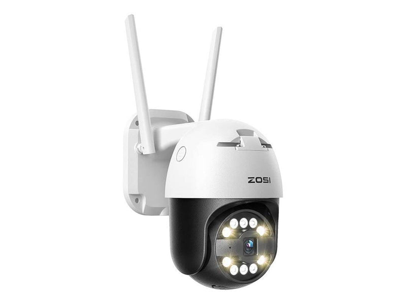 ZOSI IP Outdoor Camera C296 WiFi Pan Tilt 5MP IP66 with 32GB microSD card