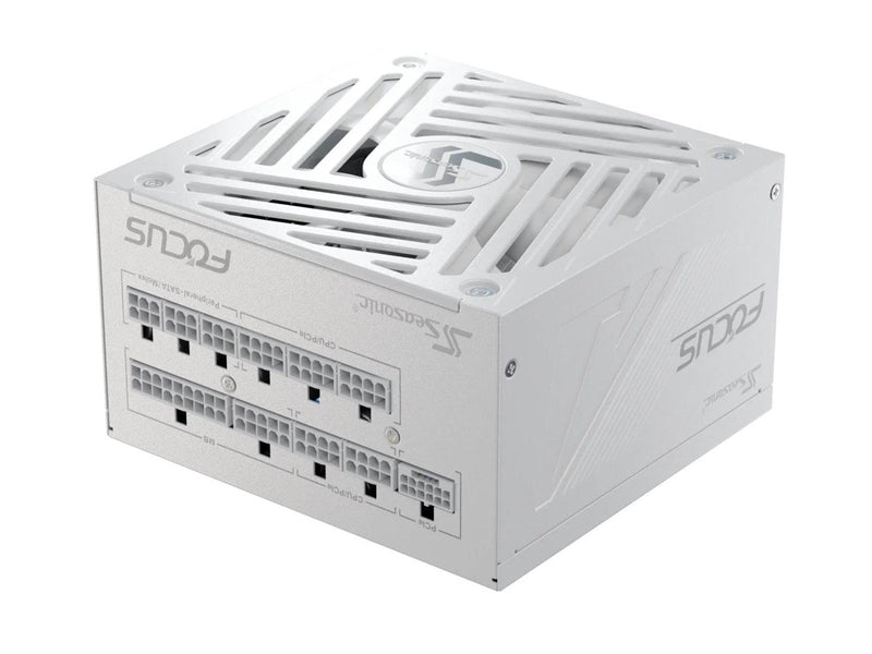 Seasonic FOCUS GX-850 ATX 3 White (2024) Netzteile - 850 Watt - 135 mm - ATX 3.1 - 80 Plus Gold zertifiziert