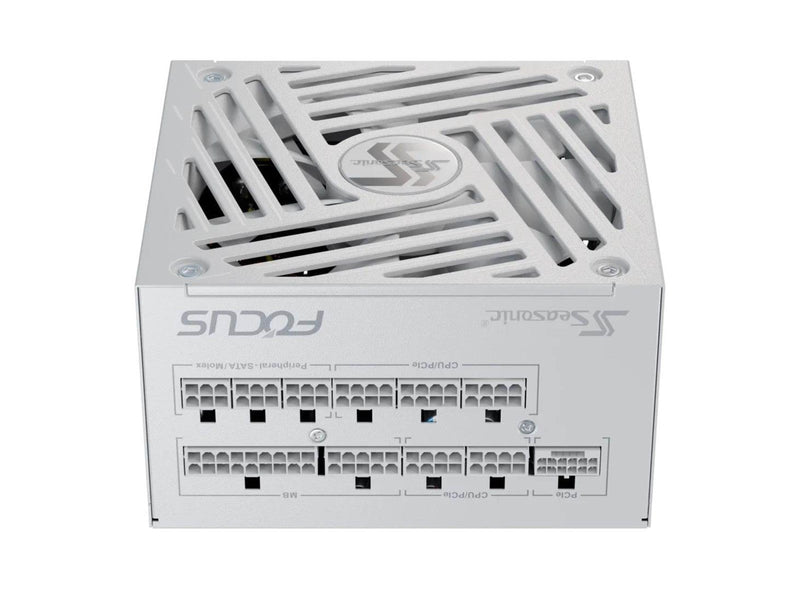 Seasonic FOCUS GX-850 ATX 3 White (2024) Netzteile - 850 Watt - 135 mm - ATX 3.1 - 80 Plus Gold zertifiziert