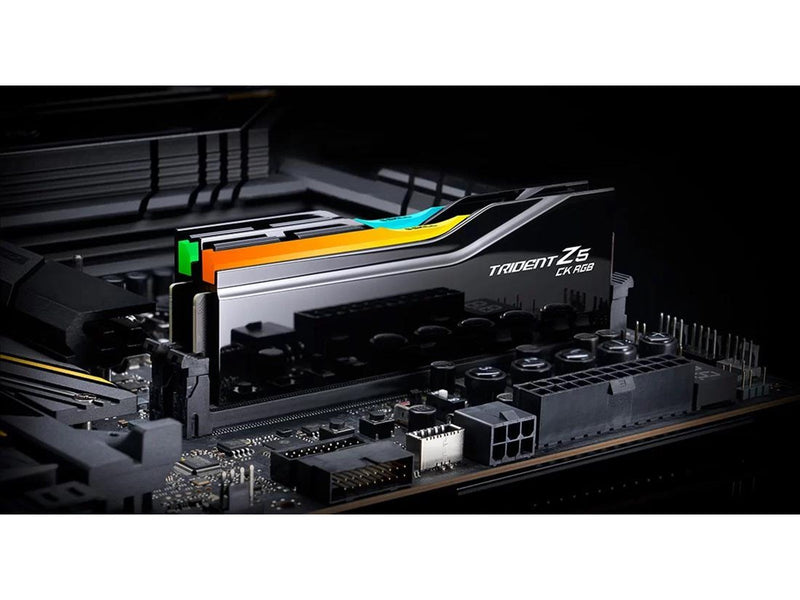 G.Skill Trident Z5 CK RGB DDR5-8200 - 48GB - CUDIMM für Intel - CL40 - Dual Channel (2 pcs) - Intel XMP - Schwarz mit RGB