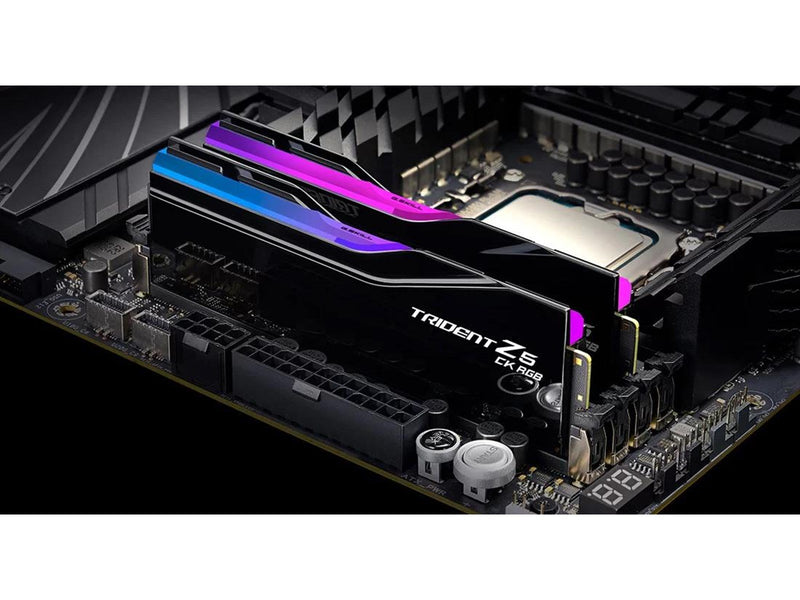 G.Skill Trident Z5 CK RGB DDR5-8200 - 48GB - CUDIMM für Intel - CL40 - Dual Channel (2 pcs) - Intel XMP - Schwarz mit RGB