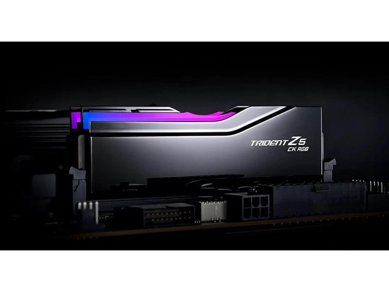 G.Skill Trident Z5 CK RGB DDR5-8200 - 48GB - CUDIMM für Intel - CL40 - Dual Channel (2 pcs) - Intel XMP - Schwarz mit RGB