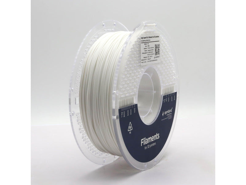 Gembird High Speed PLA filament - White - 1.75mm ø - 1 kg