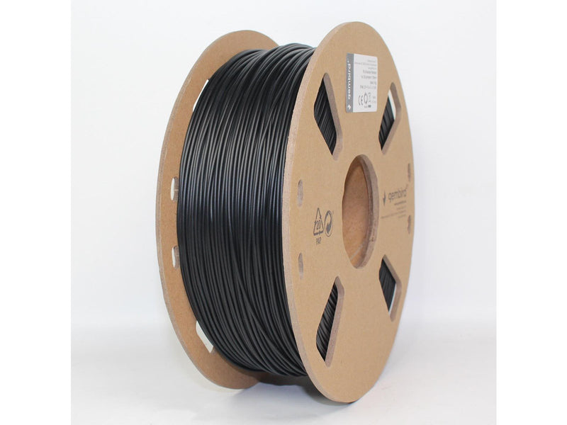 Gembird PLA-FL Filament - Schwarz - 1.75mm ø - 1 kg