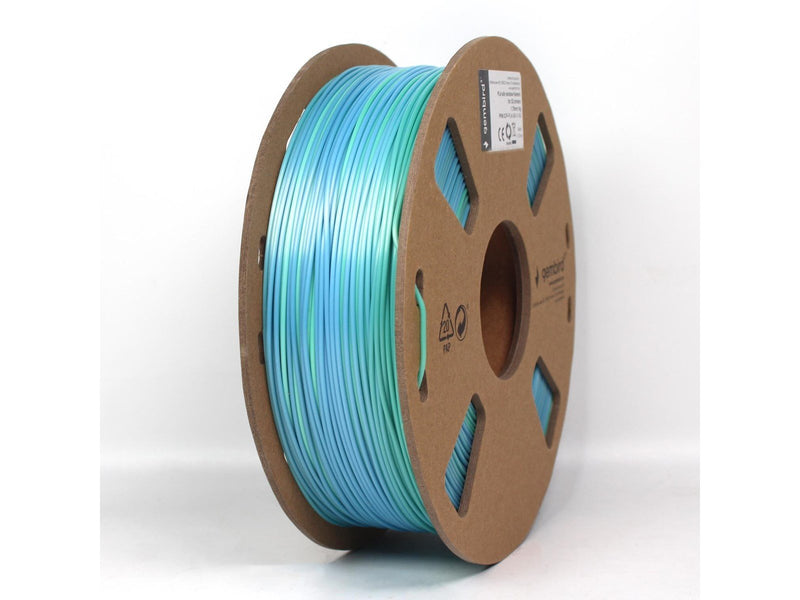 Gembird Silk PLA filament - Blaugrün - 1.75mm ø - 1 kg