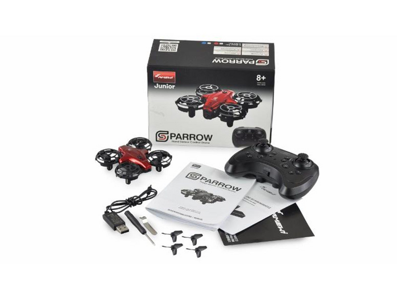 Amewi DRE Mini-Drone Sparrow with Camera Red