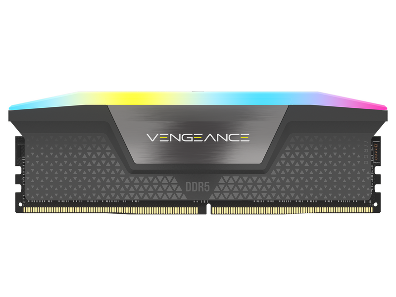 Corsair Vengeance RGB DDR5-5200 - 16GB - CL40 - Single Channel (1 pcs) - AMD EXPO & Intel XMP - Grau mit RGB