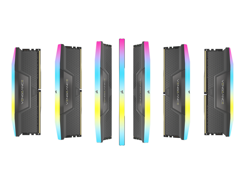 Corsair Vengeance RGB DDR5-5200 - 16GB - CL40 - Single Channel (1 pcs) - AMD EXPO & Intel XMP - Grau mit RGB