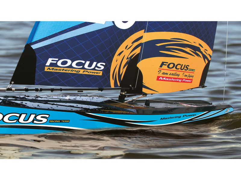 Amewi Focus III Racing Sailing Yacht 100 cm 2.4GHz RTR Blue