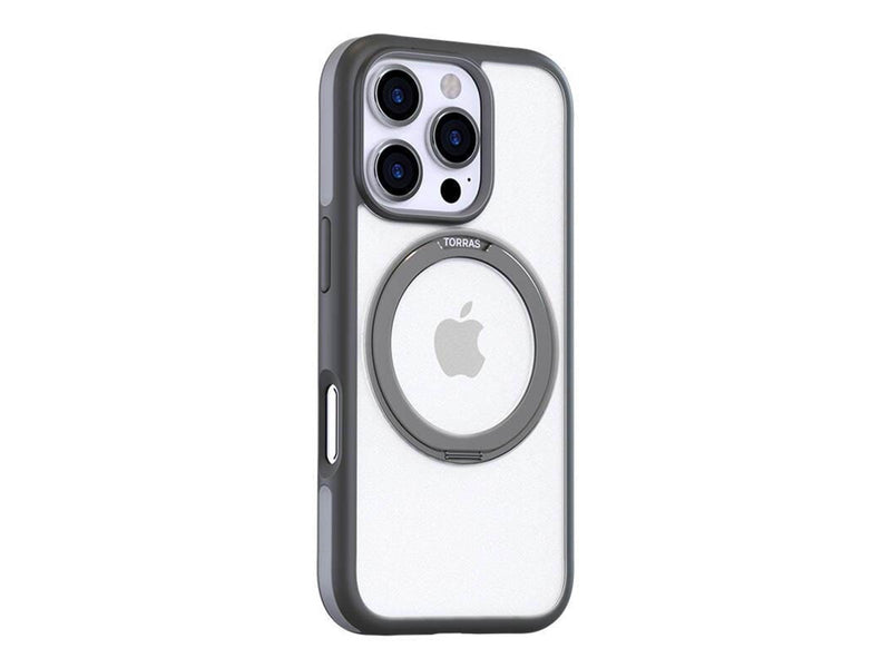 Torras Ostand R Fusion Case for iPhone 16 Pro Max (Gray)