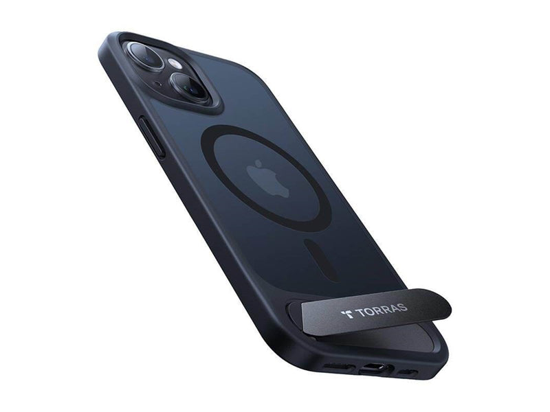Torras UPRO Pstand Case for iPhone 15 Pro Max (black)