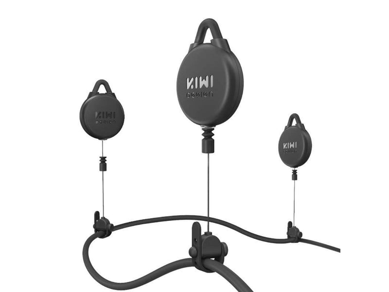 KiwiDesign VR Cable Pulley System-6 pcs V2-6 for Meta Quest 2 Black