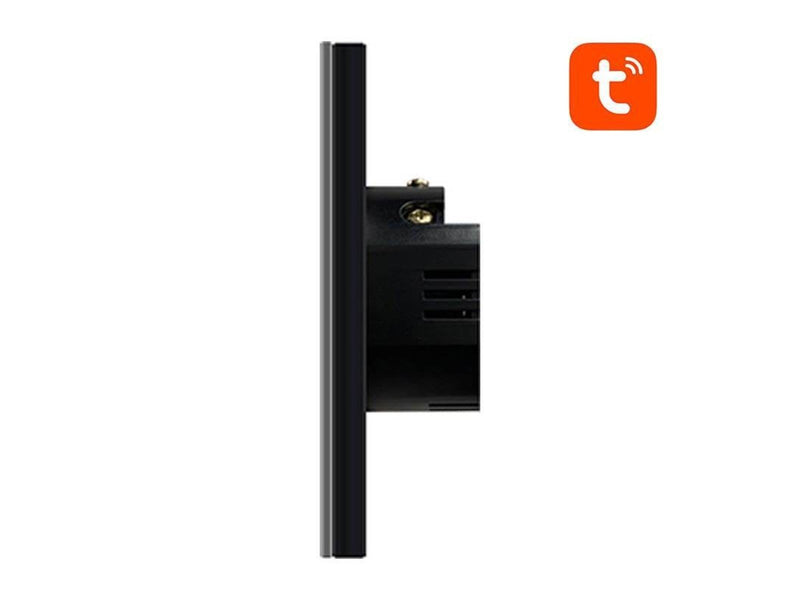 Avatto Smart Light Switch ZigBee LZTS02-EU-B3 3 Way No Neutral TUYA (black)