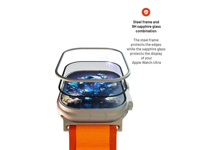 FIXED Metal frame Sapphire Glass Apple Watch Ultra 49mm