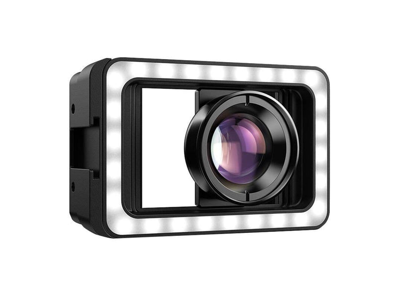 APEXEL Mobile lens APL-HB100FL23 100mm macro with LED (black)