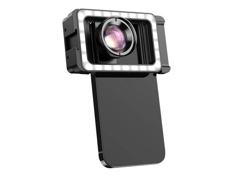 APEXEL Mobile lens APL-HB100FL23 100mm macro with LED (black)