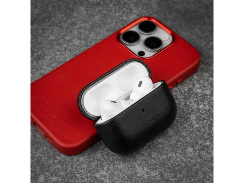 FIXED PodsLeather Case for Airpods Pro 2 - Black