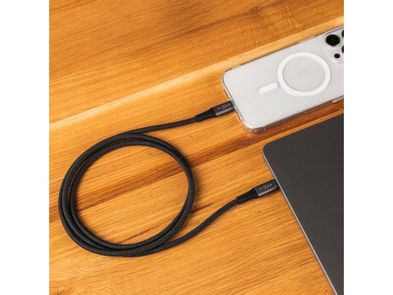 FIXED ARMOR USB 4.0 240W USB-C/C 20Gpbs cable 1.2m - Grey