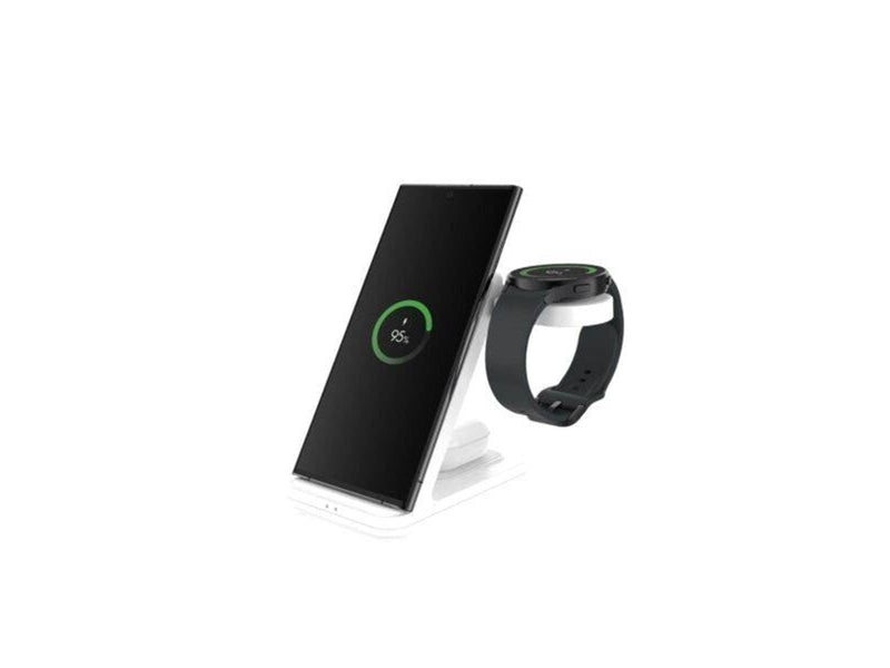 FIXED 3in1 Wireless Charging station for Samsung - White